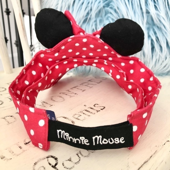 DISNEY, Minnie Mouse, Sun Visor, Adjustable, Child, Size 4 - 6X, Nice Condition‎ - Picture 5 of 9
